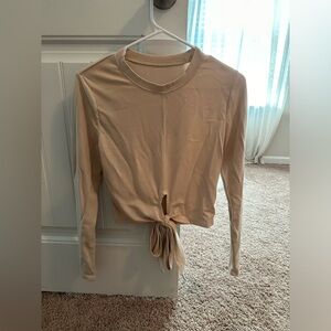 HotWorx long sleeve yoga top